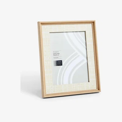 John Lewis John Lewis Flecked Photo Frame, Natural