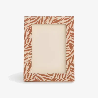 La Redoute Lean Zebra Print Photo Frame, 16.5 X 21.5cm