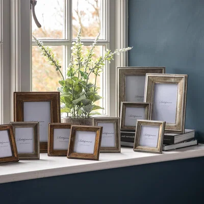La Redoute Set of 2 Pewter Photo Frames