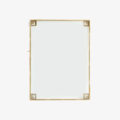 La Redoute Uyova Brass 30 X 40cm Rope Twist Photo Frame