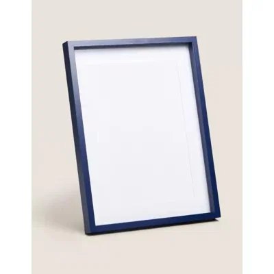 Marks & Spencer M&S Wood Photo Frame A4 - Navy, Navy,Grey,Natural Mix,Black,White,Pink