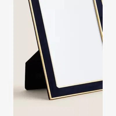 Marks & Spencer M&S Velvet Photo Frame 5x7 inch - Navy, Navy,Grey