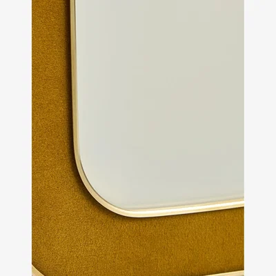 Marks & Spencer M&S Velvet Curved Photo Frame 4x6 inch - Ochre, Ochre