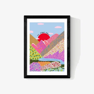 Marks & Spencer East End Prints Bigger Picture Framed Art Black