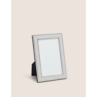 Marks & Spencer M&S Mia Beaded Photo Frame 4x6 inch - Grey, Grey