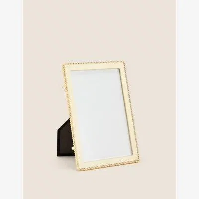 Marks & Spencer M&S Emelie Beaded Photo Frame 4x6 inch - Gold, Gold