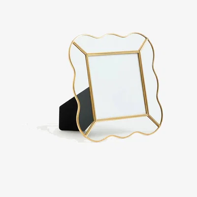 Marks & Spencer M&S Metal Scallop Photo Frame 4x4 Inch - Gold, Gold