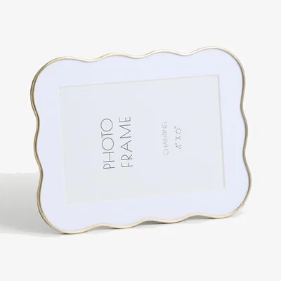 Marks & Spencer M&S Collection Metal Wiggle Photo Frame 4x6 inch - Gold, Gold
