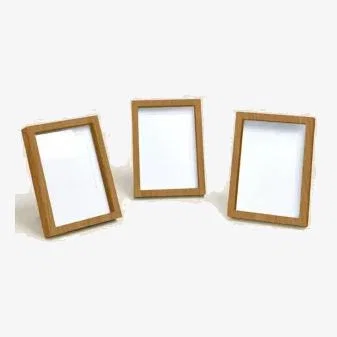 Marks & Spencer M&S Set of 3 Wood Photo Frames 4x6 inch - Natural Mix, Natural Mix,Black,White,Grey