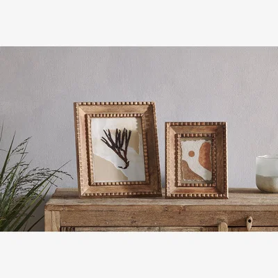 Nkuku Nkuku Hansika Mango Wood Frame | Photo Frames | Natural | 8 X10''