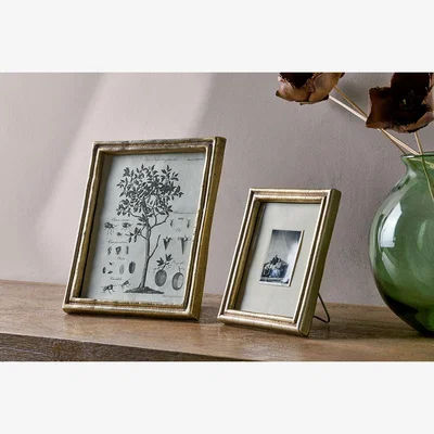 Nkuku Nkuku Pambani Photoframe | Photo Frames | Antique Brass | 5 x 7''