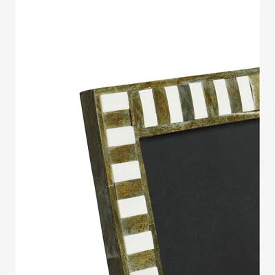 OKA OKA, Lodaya Bone Photo Frame 8x10"- Bone, Picture Frames, Bone