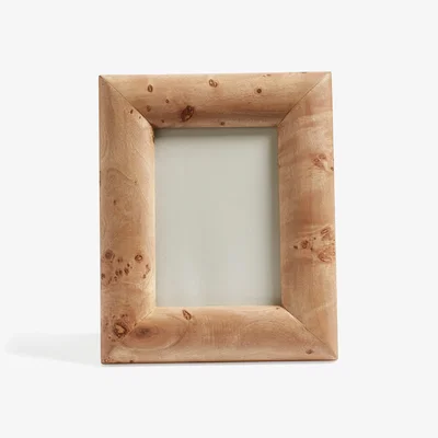 OKA OKA, Memoro Photo Frame 5x7" - Warm Burl, Picture Frame