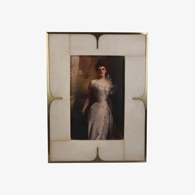 Olivia's Libra Interiors Photo Frame Polyresin Beige