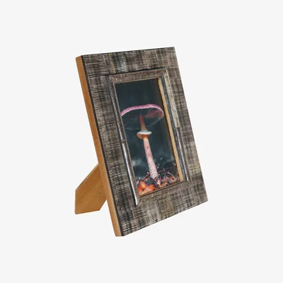 Olivia's Libra Calm Neutral Collection - Rustic Brown Horn Photo Frame