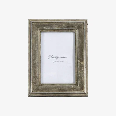 Olivia's Gallery Interiors Sonam Photo Frame Pewter / Small