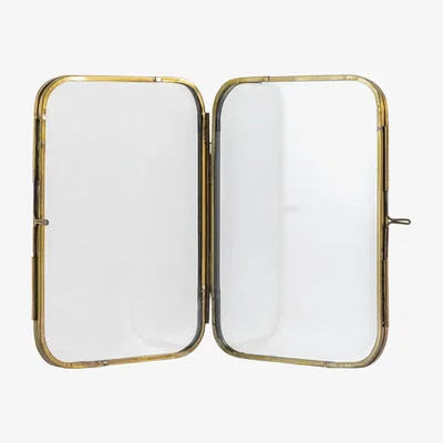 Olivia's Gallery Interiors Crawford Double Photo Frame Antique Brass / Small