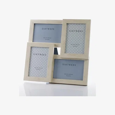 Downtown Sixtrees Laser White Collage Photo Frame