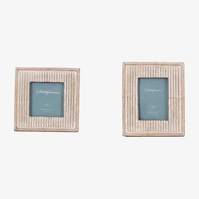 Downtown Drift Photo Frame Mini - Set of 2 In Beige