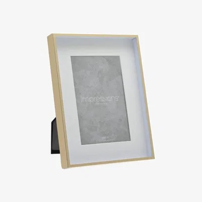 Downtown Widdop Impressions Gold Shadow Photo Frame - 4 x 6