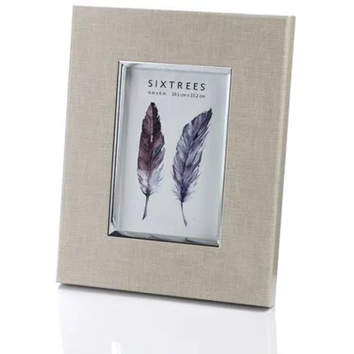 Downtown Sixtrees Medway Hessian Effect Photo Frame