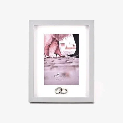 Downtown Downtown Amore Plastic Photo Frame With Rings Icon - 5 x 7