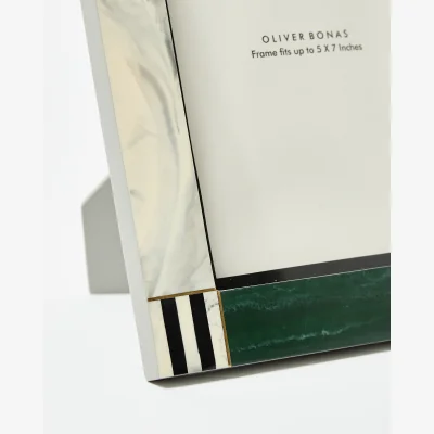 Oliver Bonas Alba Green Photo Frame 5x7"