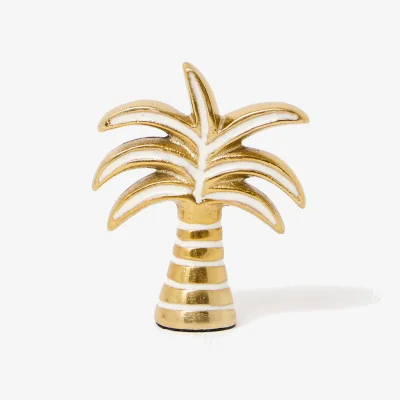 Oliver Bonas Gold Palm Tree Photo Holder