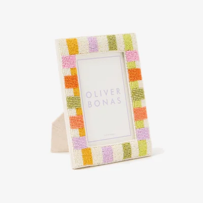 Oliver Bonas Alina Beaded Photo Frame 6x4"