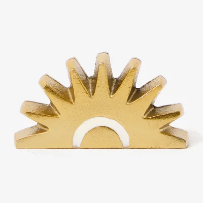 Oliver Bonas Gold Half Sun Photo Holder
