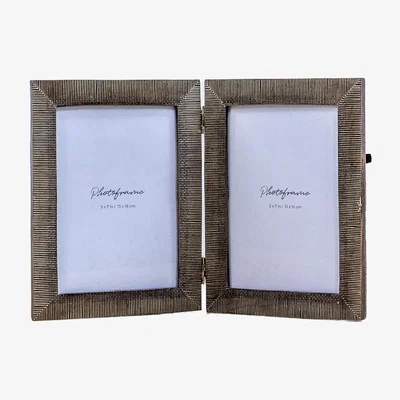 Perch and Parrow Montage Double Photo Frame