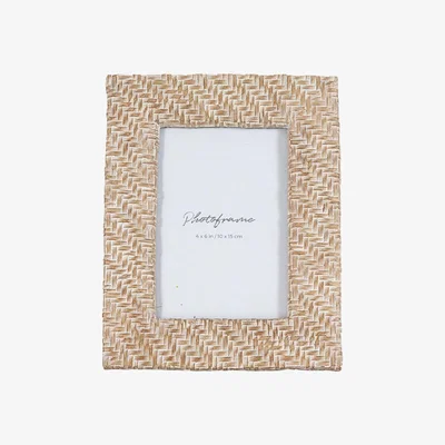 Perch and Parrow Snapshot Weave Photo Frame