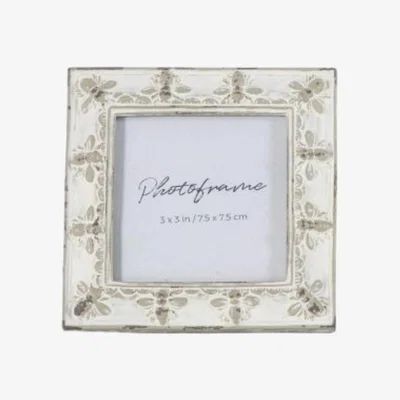 Pagazzi Honey Bee Ivory Photo Frame 3x3"