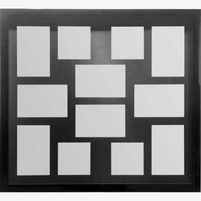 The Range Maren Black 12 Photo Multi Photo Frame - Black