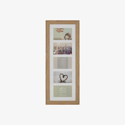 The Range Oxford Multi-Aperture Frame - Wood / 5