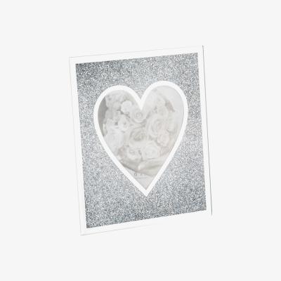 The Range Crushed Crystal Heart Frame