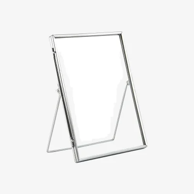 The Range Standing Metal Photo Frame - 6" x 8" - Silver / 2.35kg