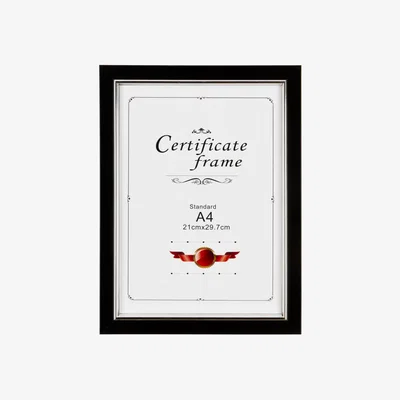 The Range A4 Certificate Frame - Black