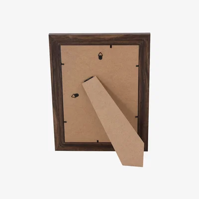 The Range Ayra Wooden Effect Chenille Photo Frame - A4