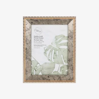 The Range Emilia Gold Detail Frame 8x6 - Gold
