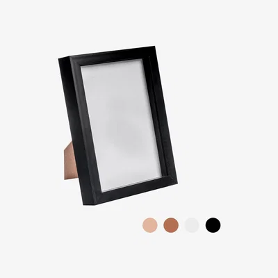 The Range 6x8" A5 3D Box Photo Frame - Black