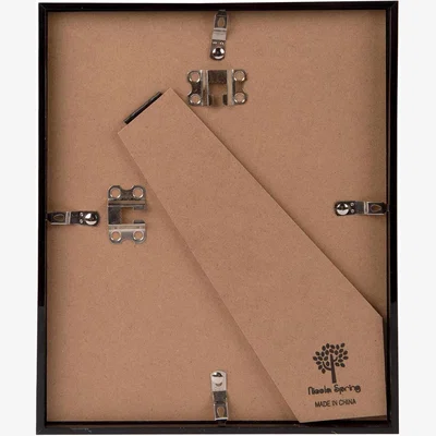 The Range Nicola Spring 8" x 10" 3D Deep Box Photo Frame - 4" x 6" Mount - Black/Black