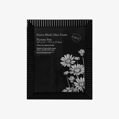 The Range Darcie Glass Frame - Black / 14x11in