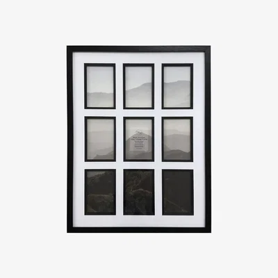 The Range Black Mounted Inlay Collage Frame