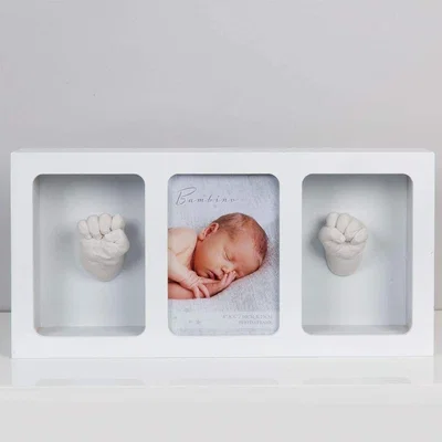 The Range White Triple Photo Frame and Casting Kit - White