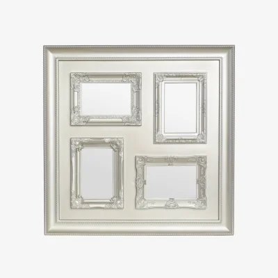 The Range Maren Vintage Style Champagne 4 Photo Frame - Gold