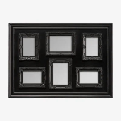 The Range Maren Black Contemporary 6 Photo Frame - Black