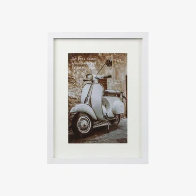 The Range Mounted Box Photo Frame - White / 12x12in