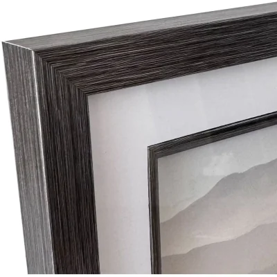 The Range Pewter Mounted Inlay Box Frame - Pewter / 7 x 5 inch