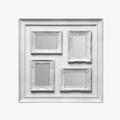 The Range Maren Vintage Style Silver 4 Photo Frame - Silver